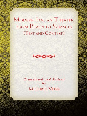 cover image of Modern Italian Theater